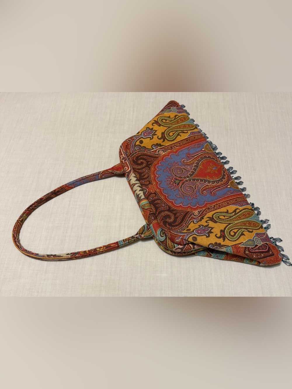 Victoria Horner Charlottesville Paisley Print Multicolor Bag